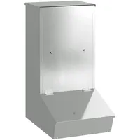 VidaXL Schweinfutterspender Silber 55 x 38 x 76 cm