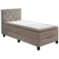 SUN GARDEN Boxspringbett Jeff taupe - taupe