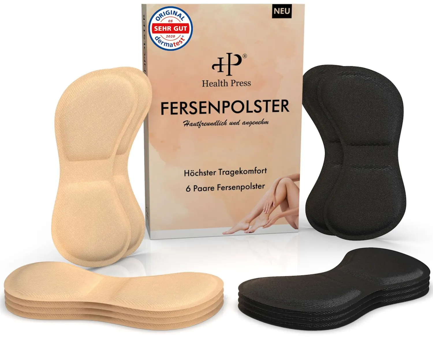 Health Press Fersenpolster 12 St