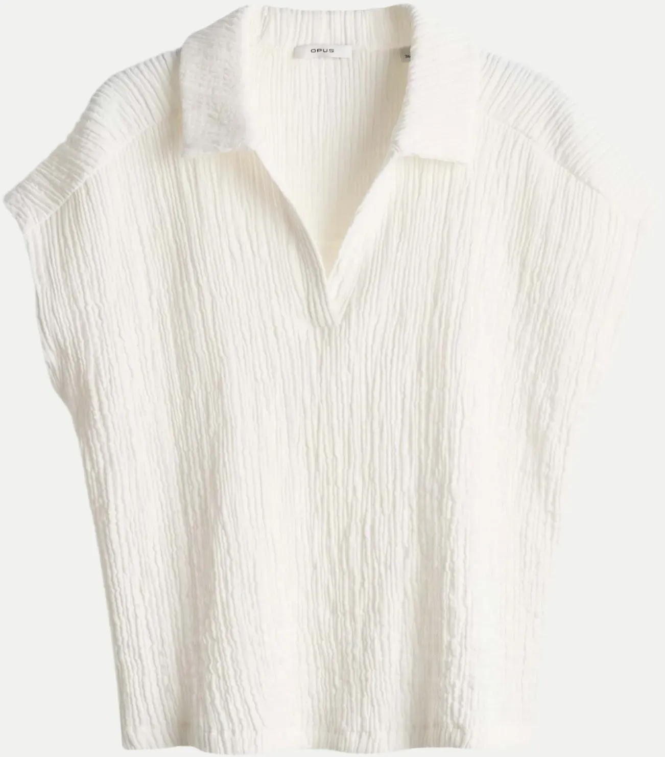 Poloshirt Santolini mit V-Ausschnitt Weiß 44