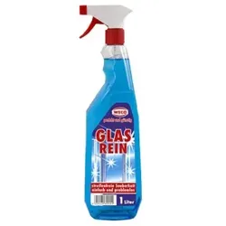 WECO Glasreiniger, Streifenfreier Glanz und Sauberkeit, 1 Sprayflasche = 1000 ml