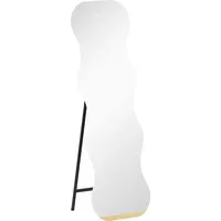 Homcom Ganzkörperspiegel 160 x 50 cm unregelmäßig gewellter rahmenloser