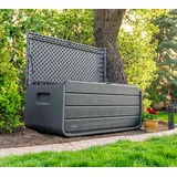 Lifetime Kunststoff Gartenbox Space L | 515 L | Kissenbox & Auflagenbox | Anthrazit | 72x147x65 cm