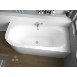 Besco Avita Eckbadewanne 180 x 80 cm (80 x 56 x 42 cm)