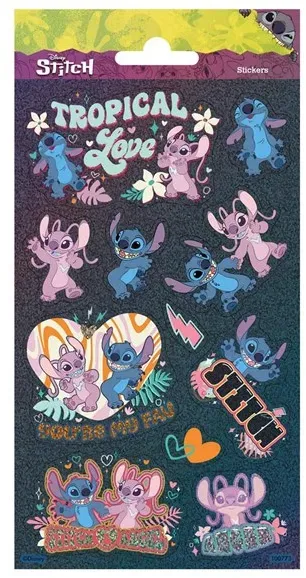 Laser Stitch sticker sheet