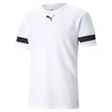 Puma teamRISE Trikot Kinder white/black/white 164