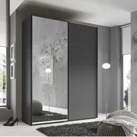 STAUD Schwebetürenschrank Sinfonie Plus 188 x 222 x 68 cm Grau