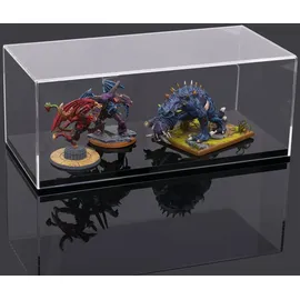 HMF 46801 Acryl Vitrine für Modellautos, Figuren, 24 x 12 x 11 cm