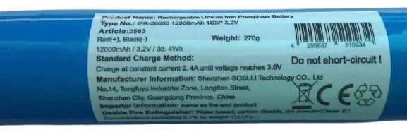 H1 Solutions Akkupack SL-LDC-P-61403