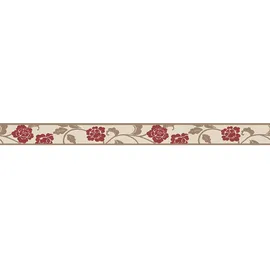 A.S. Création Bordüre 5 m x 5 cm beige/braun/rot