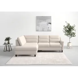 sit&more Ecksofa SIT & MORE "Farö L-Form", grau (elephant), B:251cm H:90cm T:187cm, Sofas, Ecksofa, inklusive Federkern, wahlweise mit Bettfunktion und Bettkasten