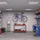 Relaxdays Werkbank, 2 Ebenen, Hellbraun,Rot