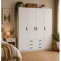 INOSIGN Sprint Drehtürenschrank 195,5 x 49,8 x 200,4 cm weiß