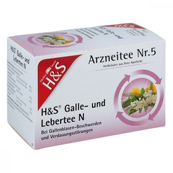 H&s Galle- und Lebertee N Filterbeutel