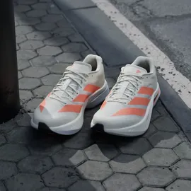 adidas Adizero Boston 13 Herren Off White/Lucid Orange/Grey 42