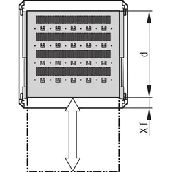 SCHROFF 19"FA AUS 2HE C 500 VOL 7035 - Rack-Zubehör