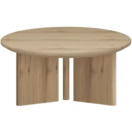 OTTO home Cassian Braun Eiche 80 x 37 x 80 cm