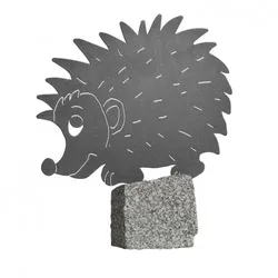 Heibi Gartenfigur Igel mit Granitsockel 70165-072