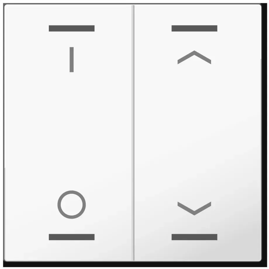 MDT technologies MDT Wippe KNXTasterLight55 BE-TAL55W202.D1