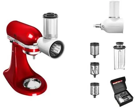 Preisvergleich Produktbild KitchenAid 5KSM2FPPC Omnifood (5KSMFGA+5KSMFVSP+5KSMVSA)