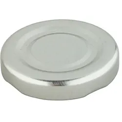 Deckel für Weithalsflaschen - silberfarben (49,8mm)