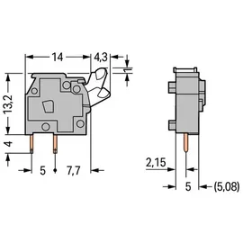 WAGO GMBH & CO. KG WAGO GmbH &amp; Co. KG Einzelklemme 255-401