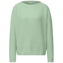STREET ONE Chenille Pullover Grün 34
