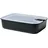 Frischhaltedose EasyClip schwarz 22,5 x 10,5 x 10,5 cm 2,25 l