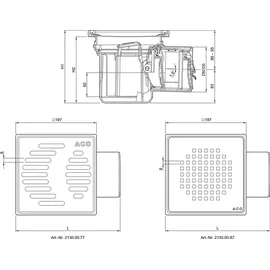 ACO Junior Kellerablauf mit Rückstauverschluss DN 100