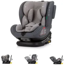 Chipolino Kindersitz Peak i-Size (40 - 150 cm) Isofix, SPS, drehbar, verstellbar grau