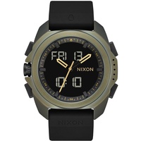 Nixon Herren Analog-Digital Japanisches Miyota Uhr mit Silikon Armband A12671089-00