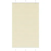 VidaXL Plissee Creme 110x200 cm Stoffbreite 109,4 cm Polyester