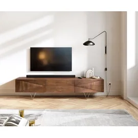DeLife Wyatt TV-Lowboard 175 cm 1 Klappe Akazie Braun