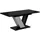 altdecor Esstisch 120 - 160 x 75 x 80 cm hochglanz Schwarz/Grau