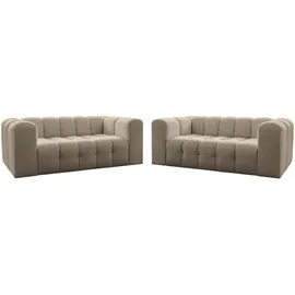 Fun Möbel SOFASET Solvie 2-2 In Moly
