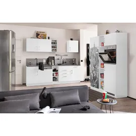 kochstation Küchenzeile KS-Paris 400 cm weiß