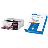 Epson EcoTank ET-8500 3-in-1 Tinten-Multifunktionsgerät & Avery Zweckform 2563 Drucker-/Kopierpapier (500 Blatt, 90 g/m2, DIN A4 Papier, hochweiß, für alle Drucker) 1 Pack