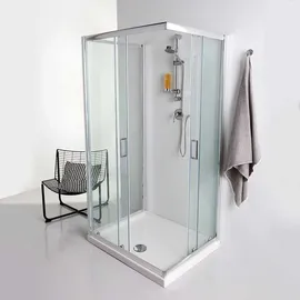 Kiamami Valentina U-Kabine mit Gleittüren 70 x 100 cm D648360641500