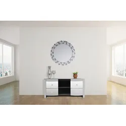Kayoom Wandspiegel Rowena 1800 Silber / Grau