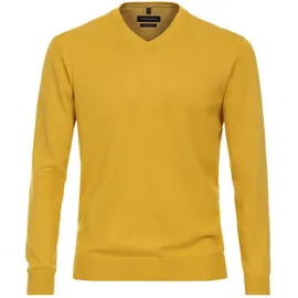 CASAMODA V-Ausschnitt-Pullover gelb