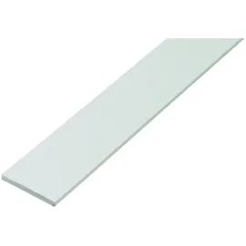 GAH Alberts Flachstange 2000 mm 20 x 2 mm Weiß