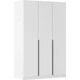 otto home Drehtürenschrank OTTO HOME "Kleiderschrank Schrank Garderobe AGORDO TOPSELLER Schlafzimmer", weiß (alpinweiß), B:136cm H:229cm T:54cm, Holzwerkstoff, Schränke, Drehtürenschrank, durchdachte Innenausstattung, in 7 Breiten und 2 Höhen MADE IN GERMANY,