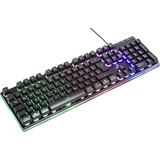 Renkforce RF-GMK-150 USB Gaming-Tastatur Deutsch, QWERTZ Schwarz Beleuchtet