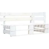 vidaXL Eckbank 25 x 55 x 25 cm Weiß