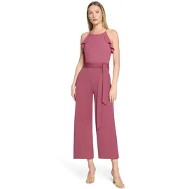Vera Mont Overall VERA MONT "Damen mit Volant", Damen, Gr. 38, Normalgrößen, sweet bloom, Obermaterial: 95% Polyester, 5% Elasthan, festlich, figurumspielend, amerikanischer Ausschnitt, Overalls Overall, Bindeband