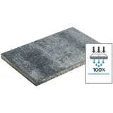 Diephaus Terrassenplatte AQUADRAIN PERMEA WEIß-SCHWARZ 60/40/4 CM