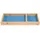 Sigel Schreibtisch-Organizer Eyestyle hellblau/dunkelgrau Bambus 2 Fächer 24,5 x 10,9 x 2,5 cm