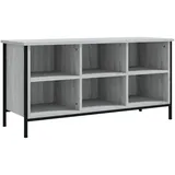 vidaXL Schuhregal 100 x 35 x 50 cm grau / grau Sonoma
