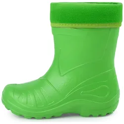 Kinder Gummistiefel gefüttert KL050 - Grün - 32