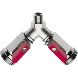 Absperrhahn für Druckminderer 2 - leitig